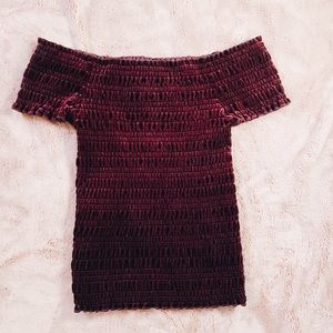 barely worn, off the shoulder, Aeropostale top